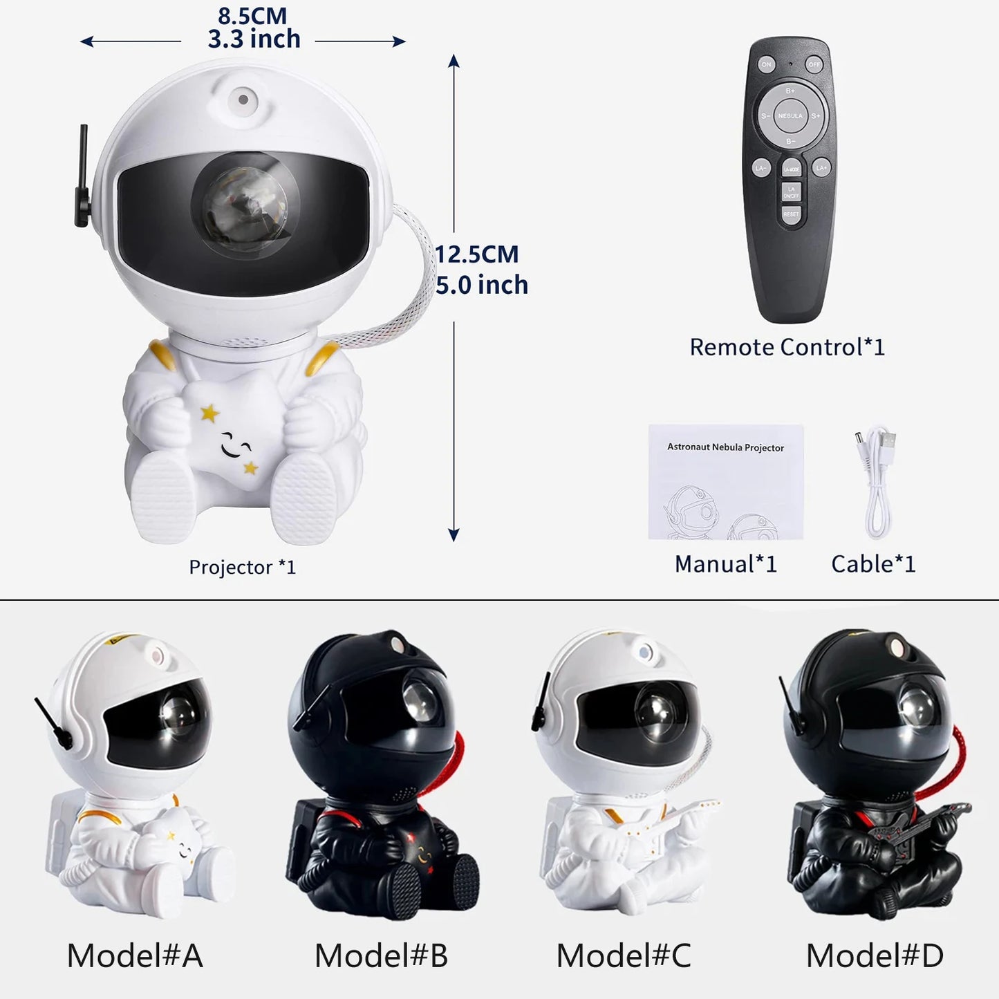 Galaxy Star Astronaut Projector